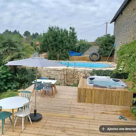 Nid Charentais Angouleme Pool Jacuzzi *